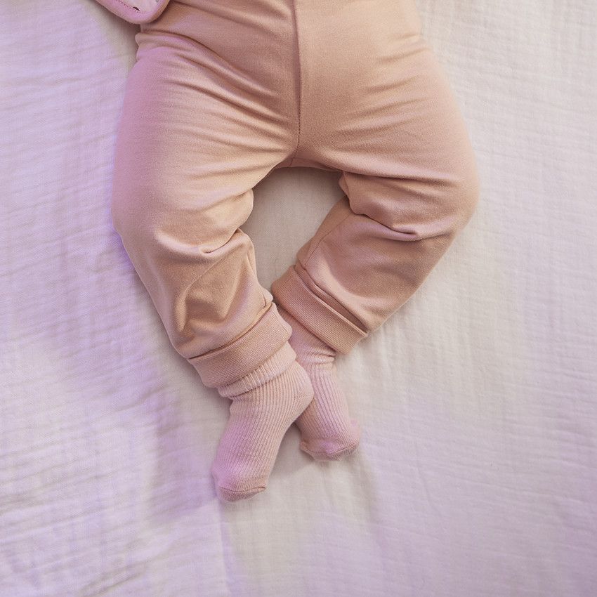 Ensemble 4 pièces avec turban pour bébé fille - Ecru