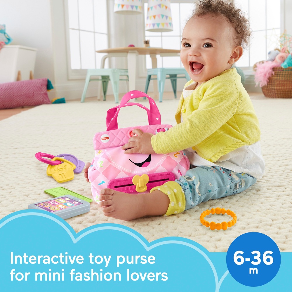 Fisher-Price Lachen & Lernen Meine smarte Handtasche Aktivitätsspielzeug