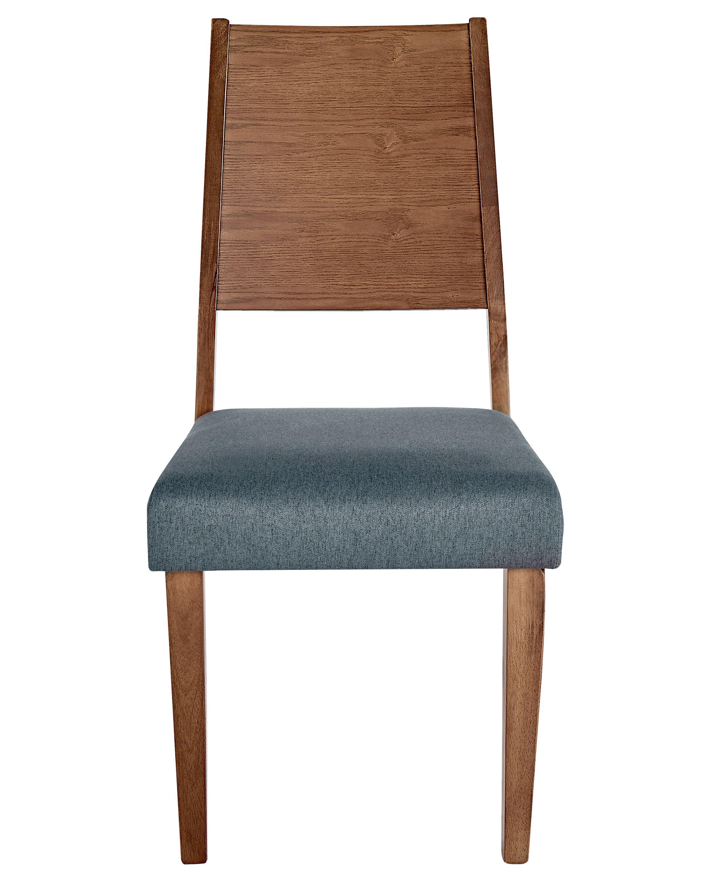 Set van 2 eetkamerstoelen ELMIRA Hout Grijs
