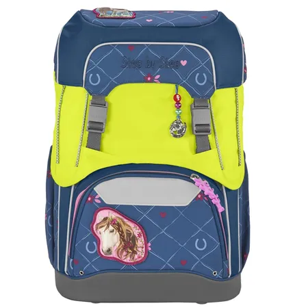 Step by Step LED Neon Reflektorüberzug für Schulrucksack GIANT, gelb