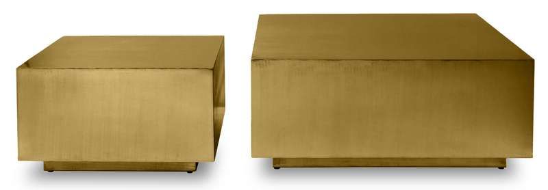 Salontafelset Gold 715820 Irvy B81 x D81 x H35 cm