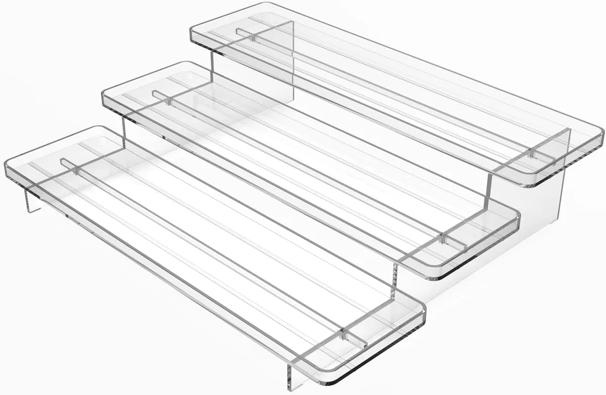Étagère à Épices Transparent à 3 Niveaux Vendos85