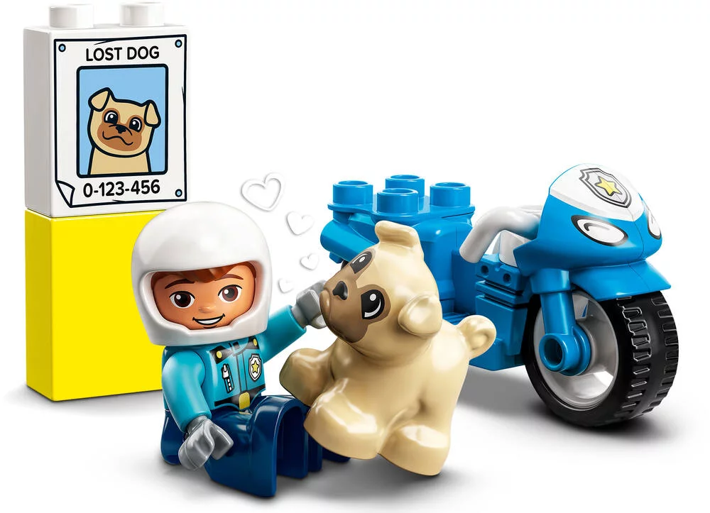 LEGO®DUPLO®MA VILLE 10967 - LA MOTO DE POLICE