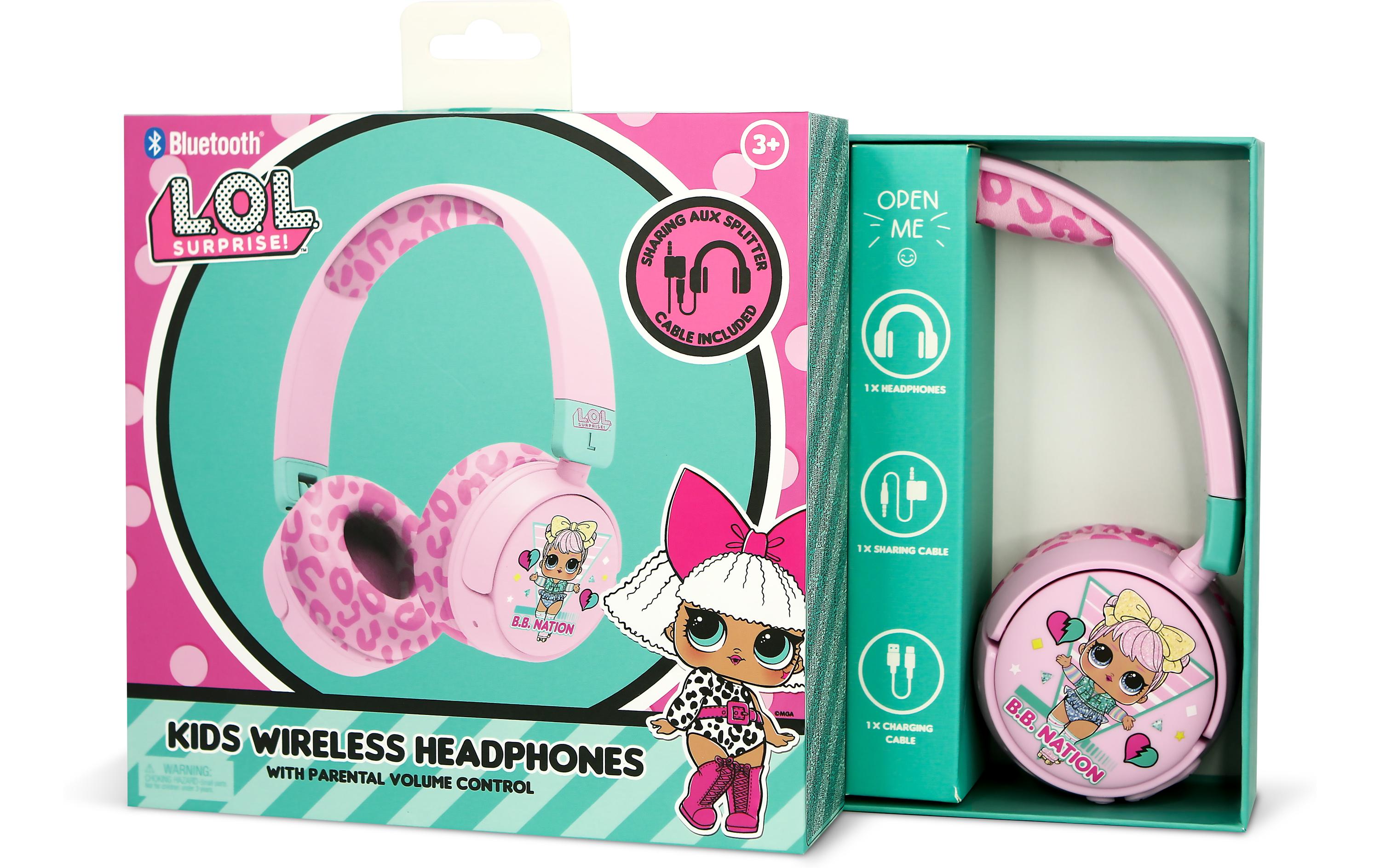 L.O.L. Surprise! B.B. Nation Wireless Kopfhörer für KinderBluethooth Kopfhörer
