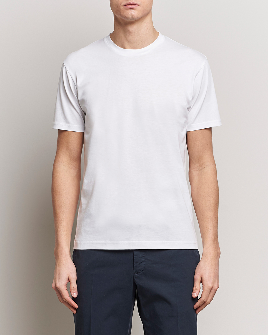 Sunspel Riviera Midweight T-Shirt White
