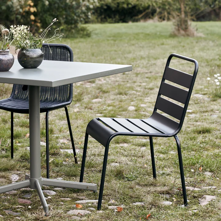 House Doctor - Helo Outdoor Stuhl, schwarz