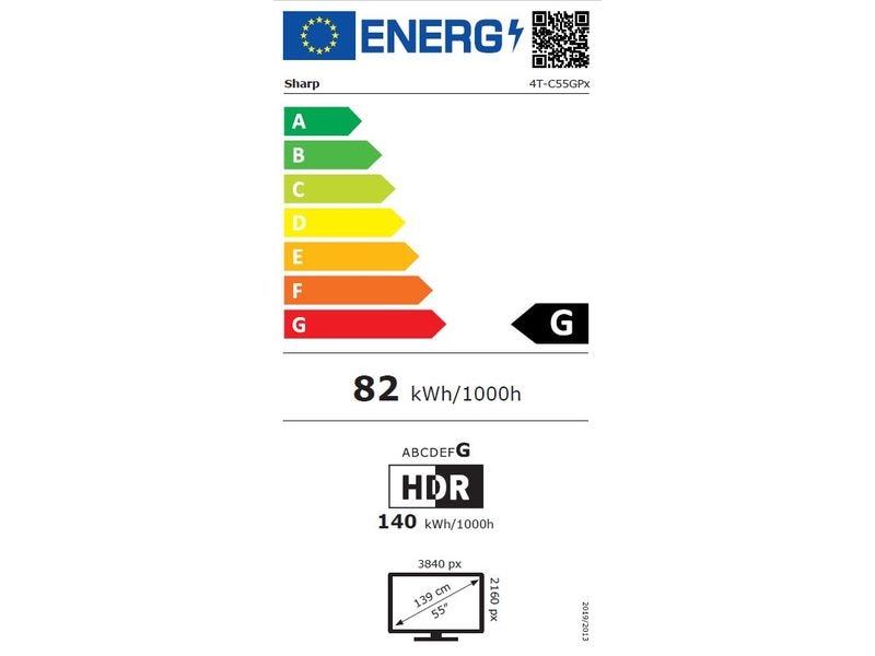 Sharp TV 55GP6260E 55
