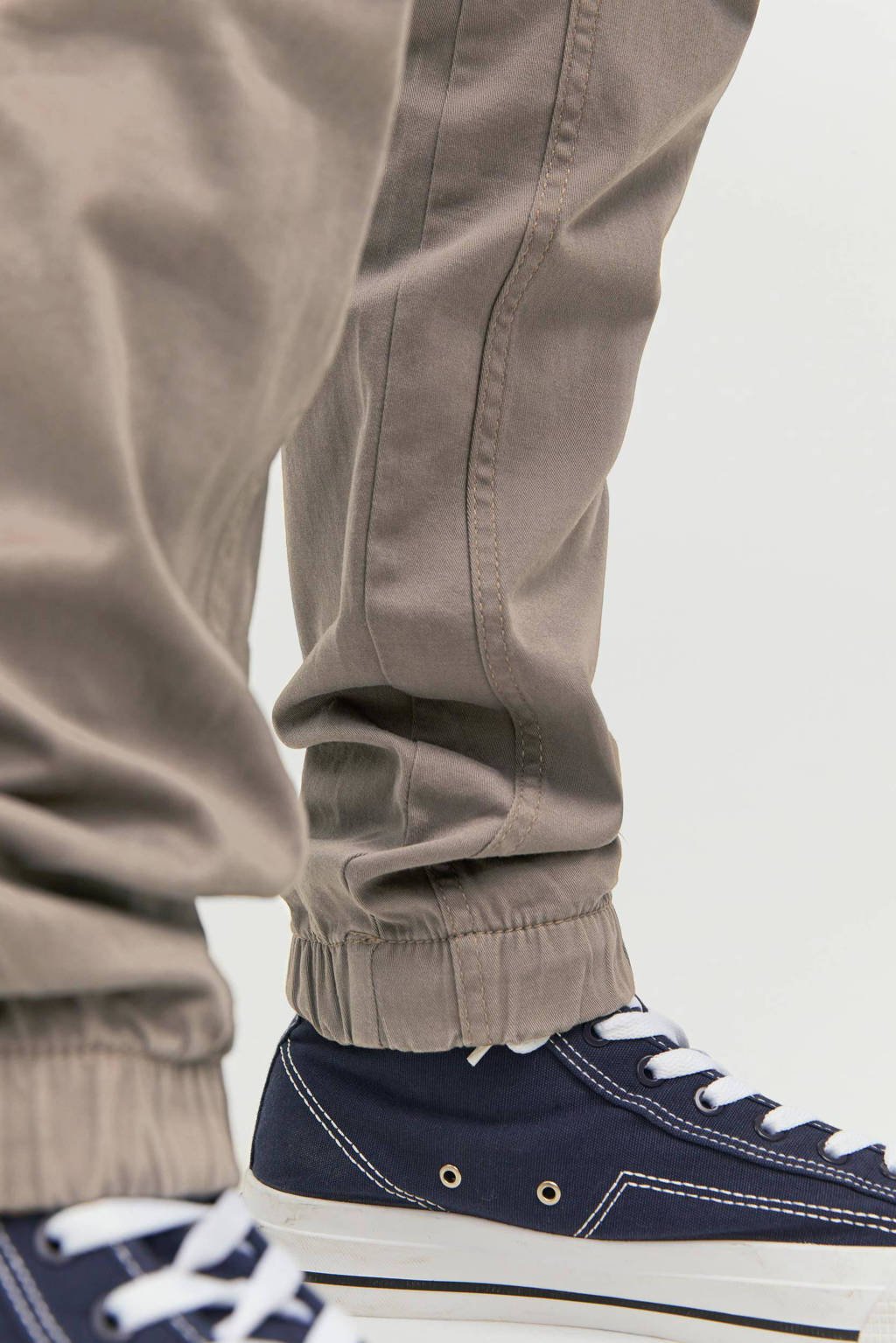 JACK & JONES low waist slim fit cargobroek JPSTPAULbeige