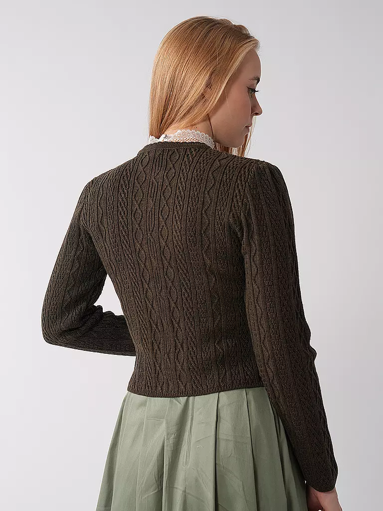 GOTTSEIDANK Trachten Strickjacke SOPHIA olive