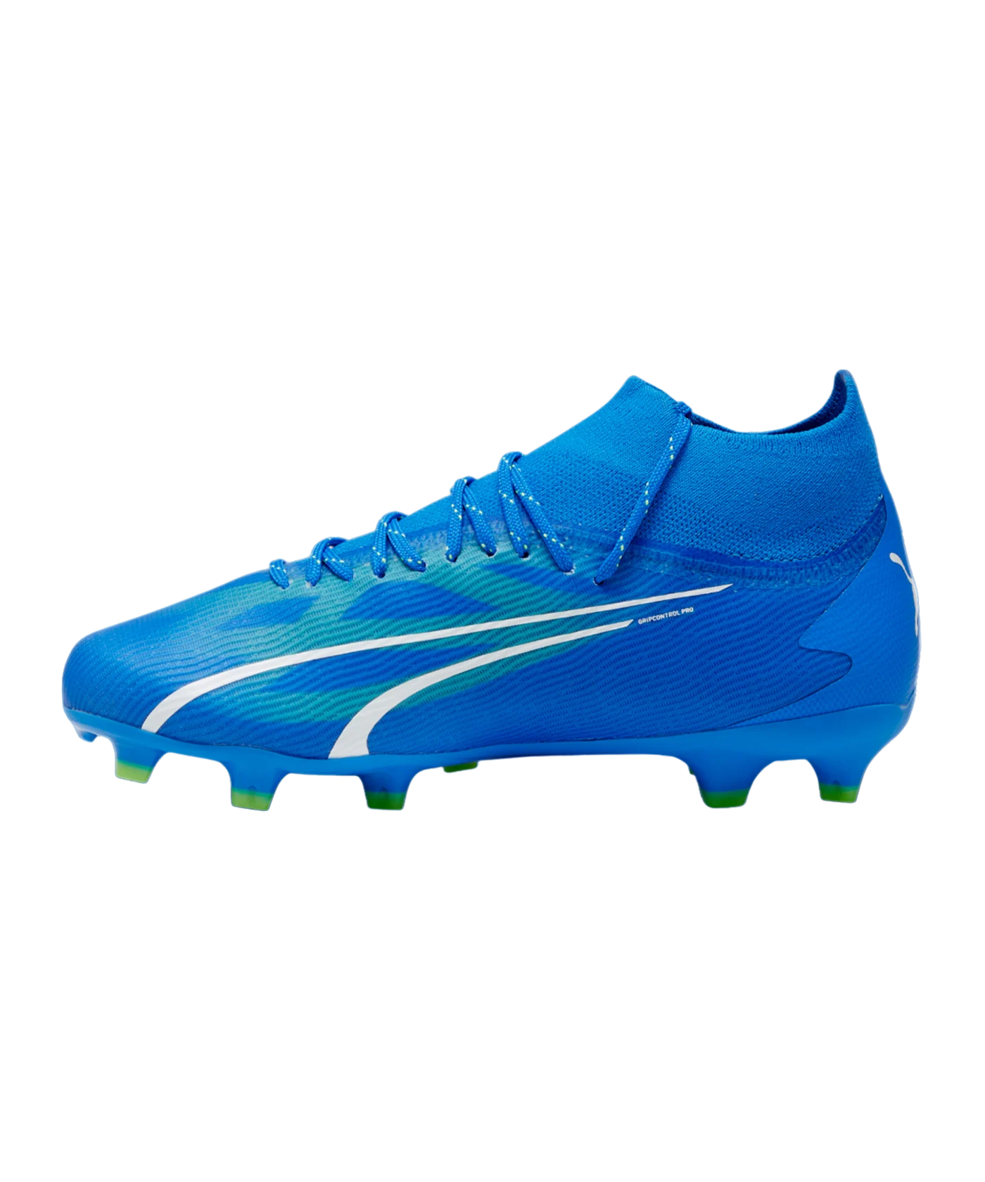 PUMA ULTRA Pro FG/AG Jr Gear Up Kids Blau Weiss F03