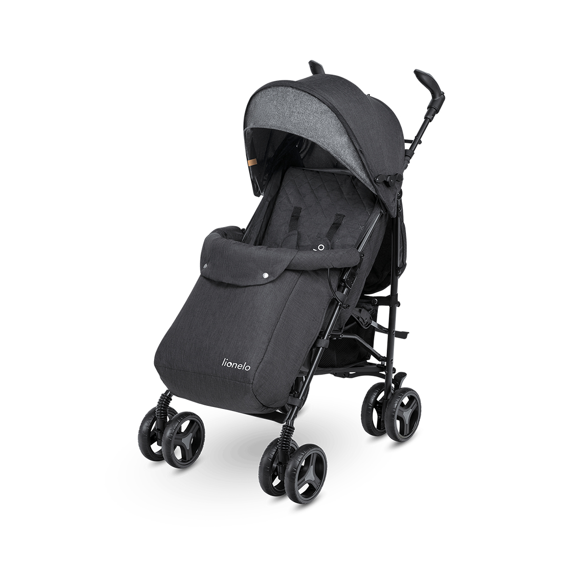 Lionelo Kinderwagen Buggy Irma schwarz/dunkelgrau