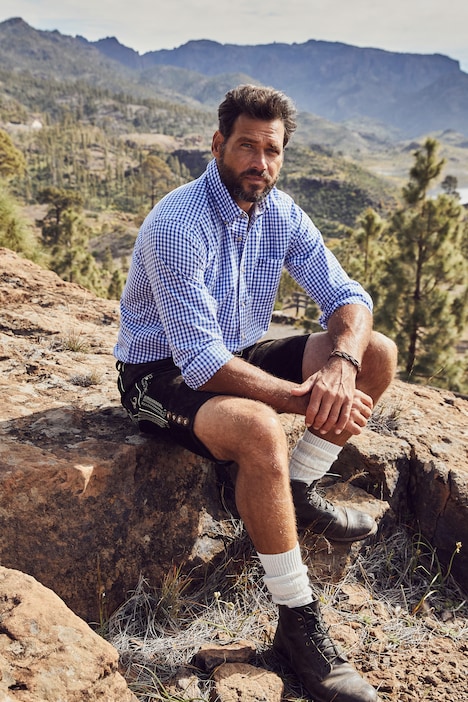Karohemd, Trachten, Langarm, Buttondown-Kragen, Modern Fit, bis 8 XL