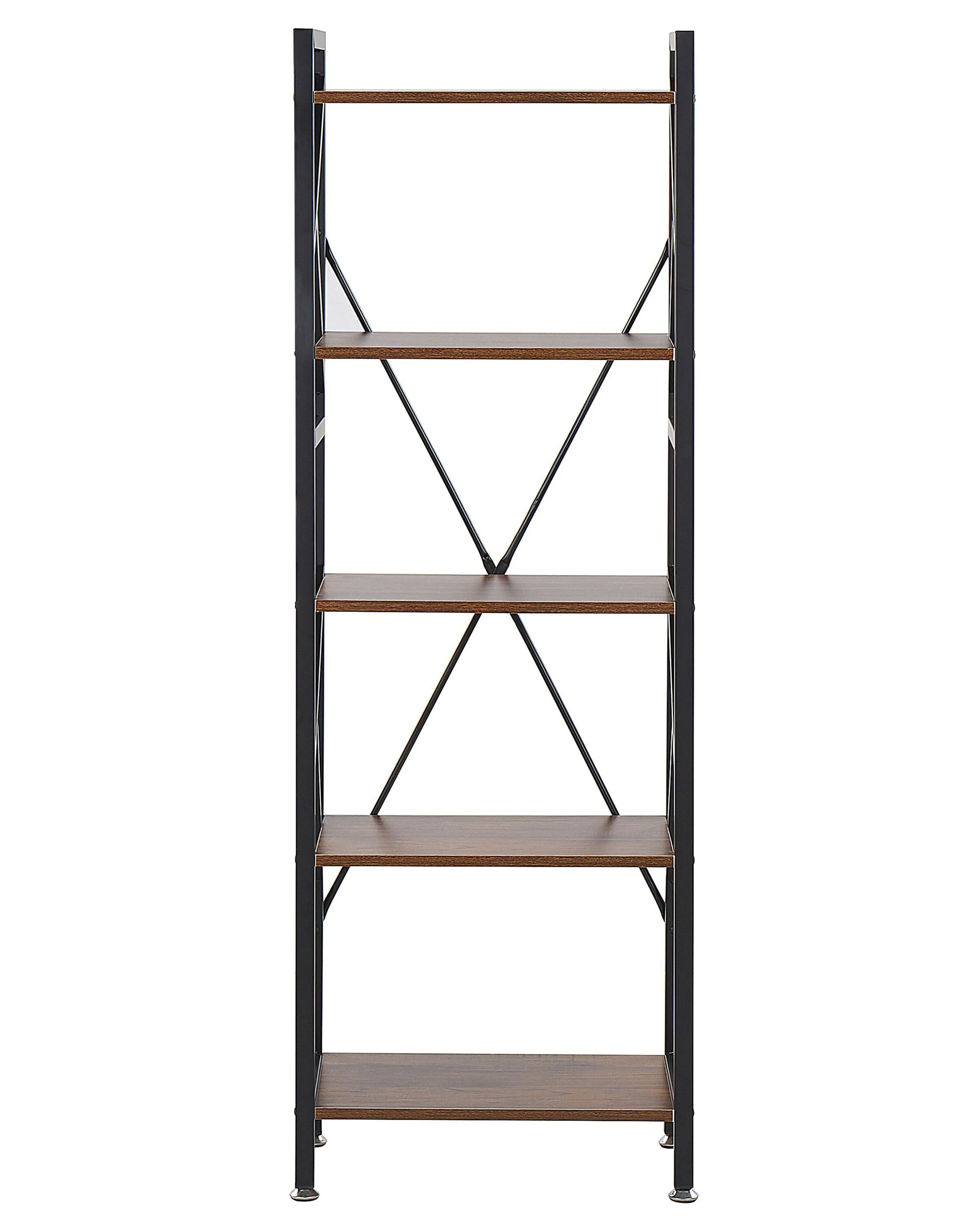 Opbergkast met 5 planken DALE 150 cm Donkerbruin