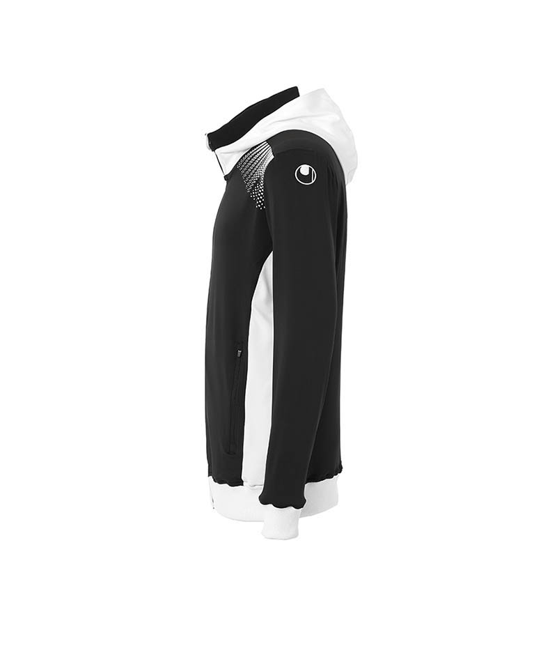 uhlsport Goal Tec Kapuzenjacke Schwarz Weiss F01