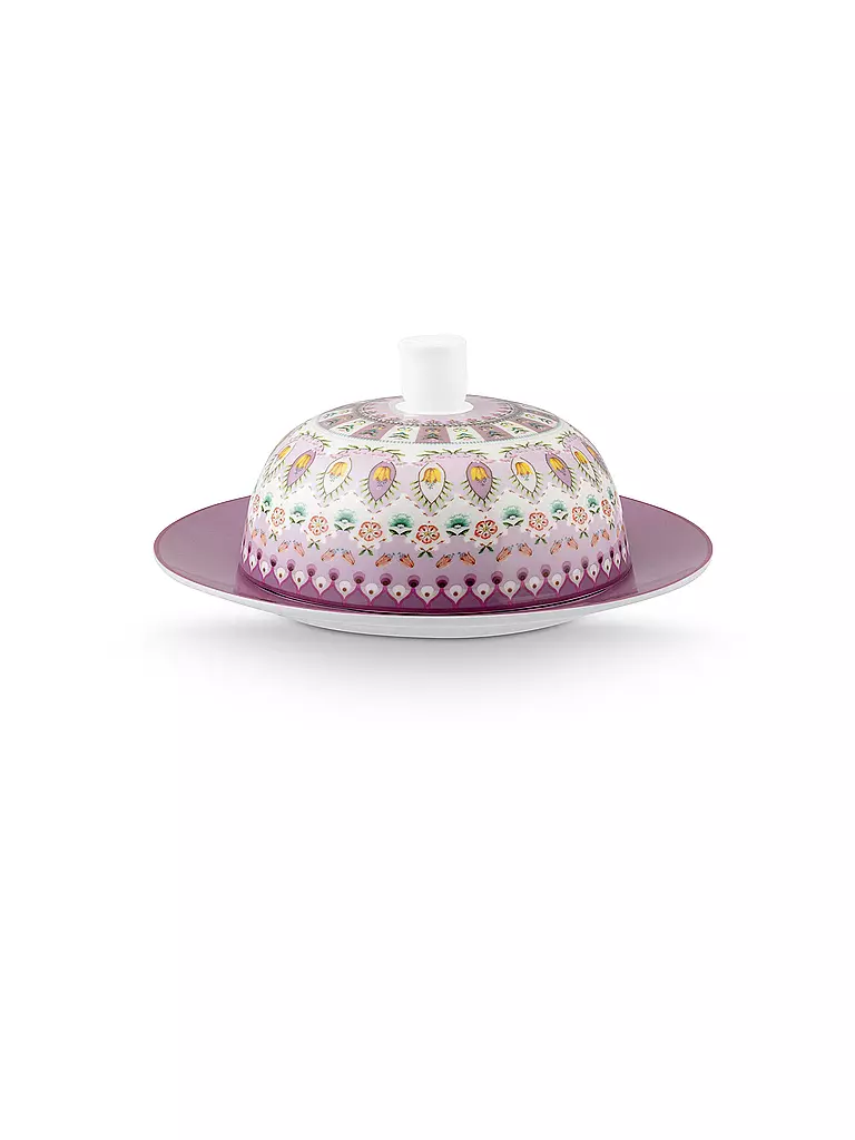 PIP STUDIO Butterdose rund  LILY & LOTUS 17x8cm Moon Delight lila
