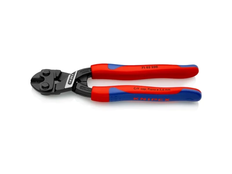 Knipex CoBolt, Boltskærertang, 5,2 mm, Krom-vanadium-stål, Plast, Blå, Rød, 62 mm