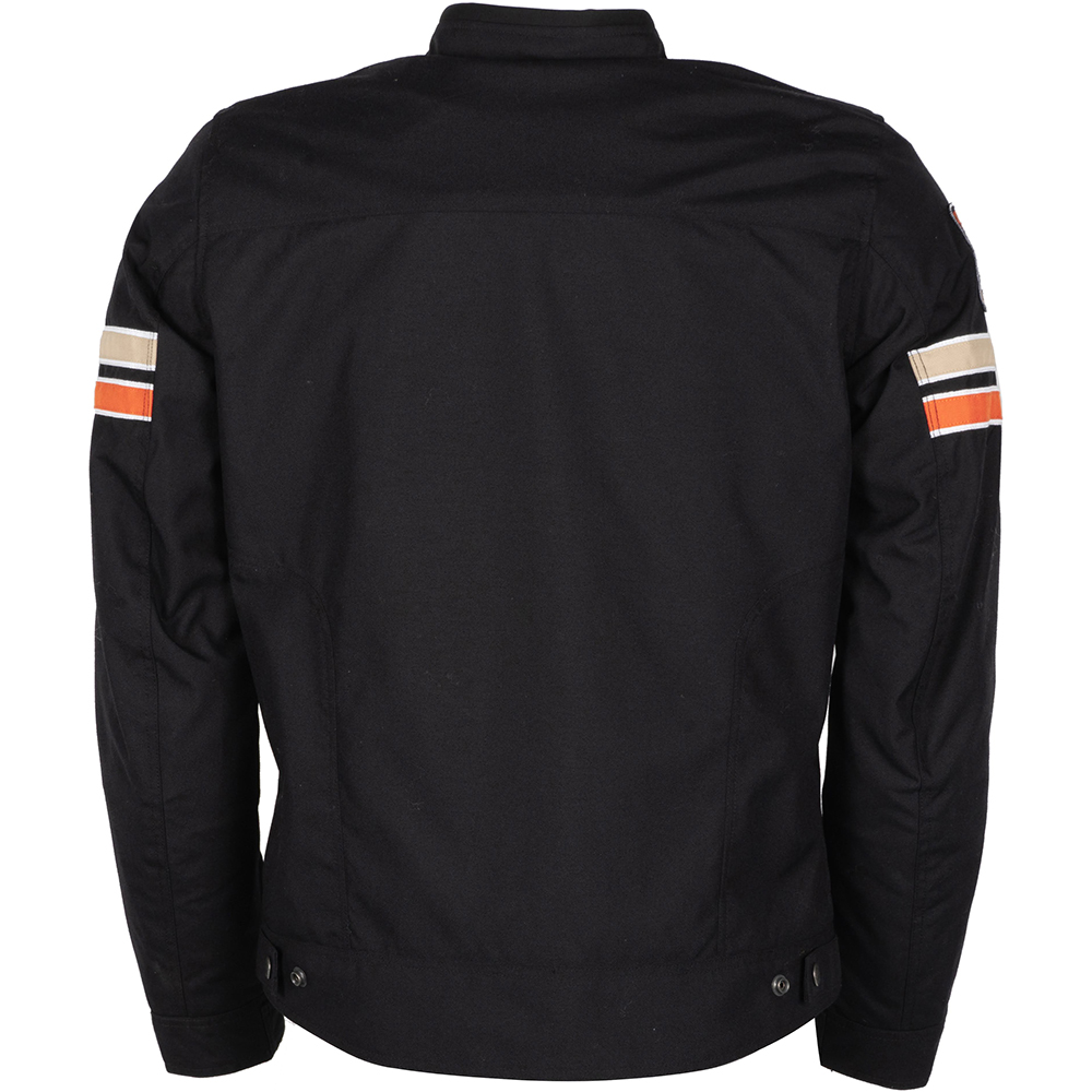 Helstons - Blouson Elron tissu technique Noir / Beige / Orange