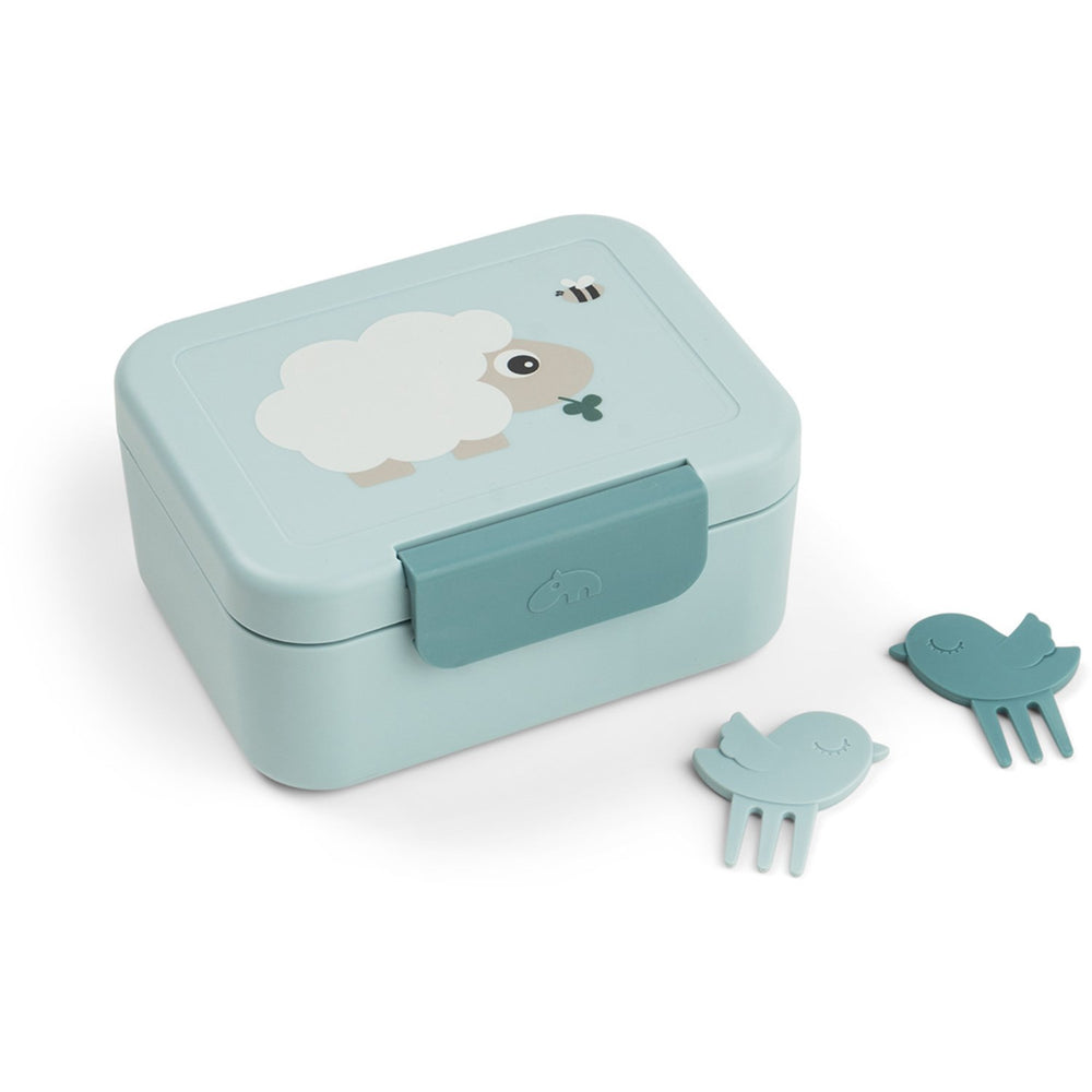 Køb DonebyDeer Blue Tiny Farm Tiny Madkasse Med Snack Picks