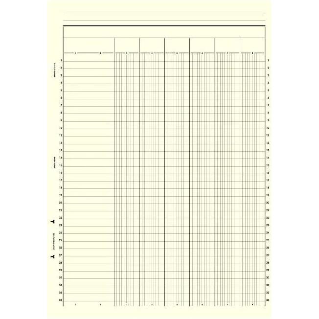 Dauphinbloc 297X210 6 colonnes 50 feuillets - Avoine
