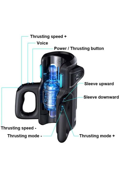 King Pro Fully Automatic Sucking Masturbator Automatisk masturbatr