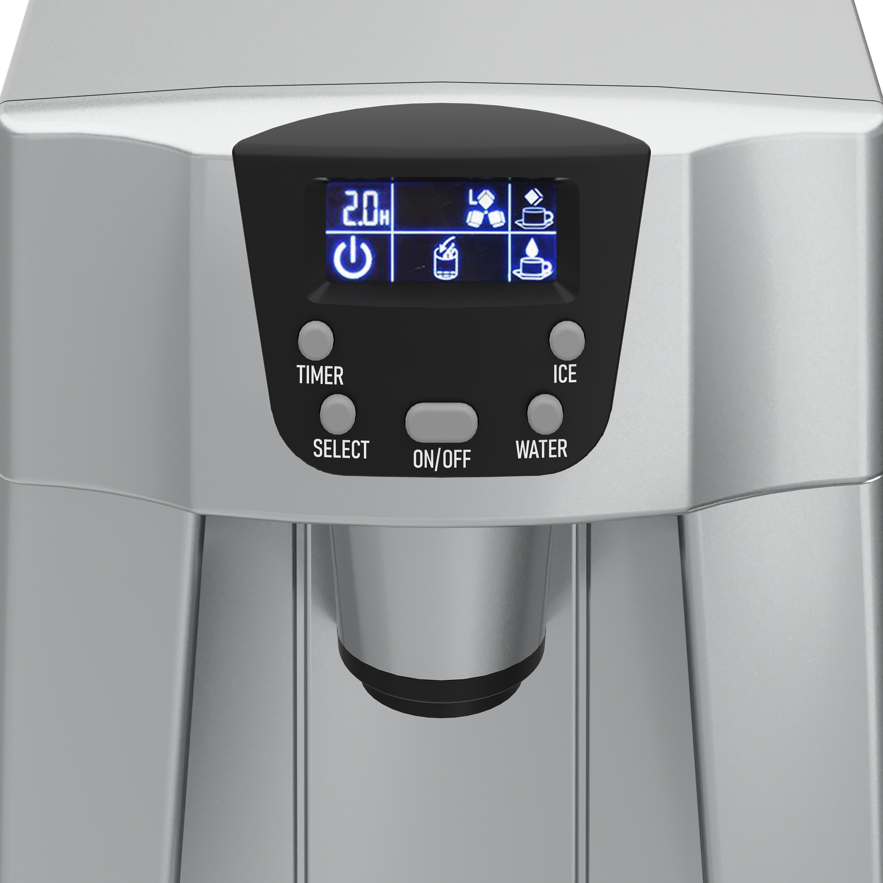 Eiswürfelmaschine grau 12 kg / 24 h