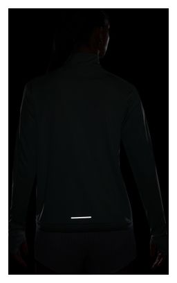 Haut 1/4 zip Nike Swoosh Vert Femme