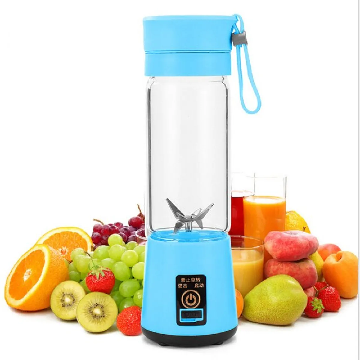 Universal Mini mixeur USB 380ml - Bleu