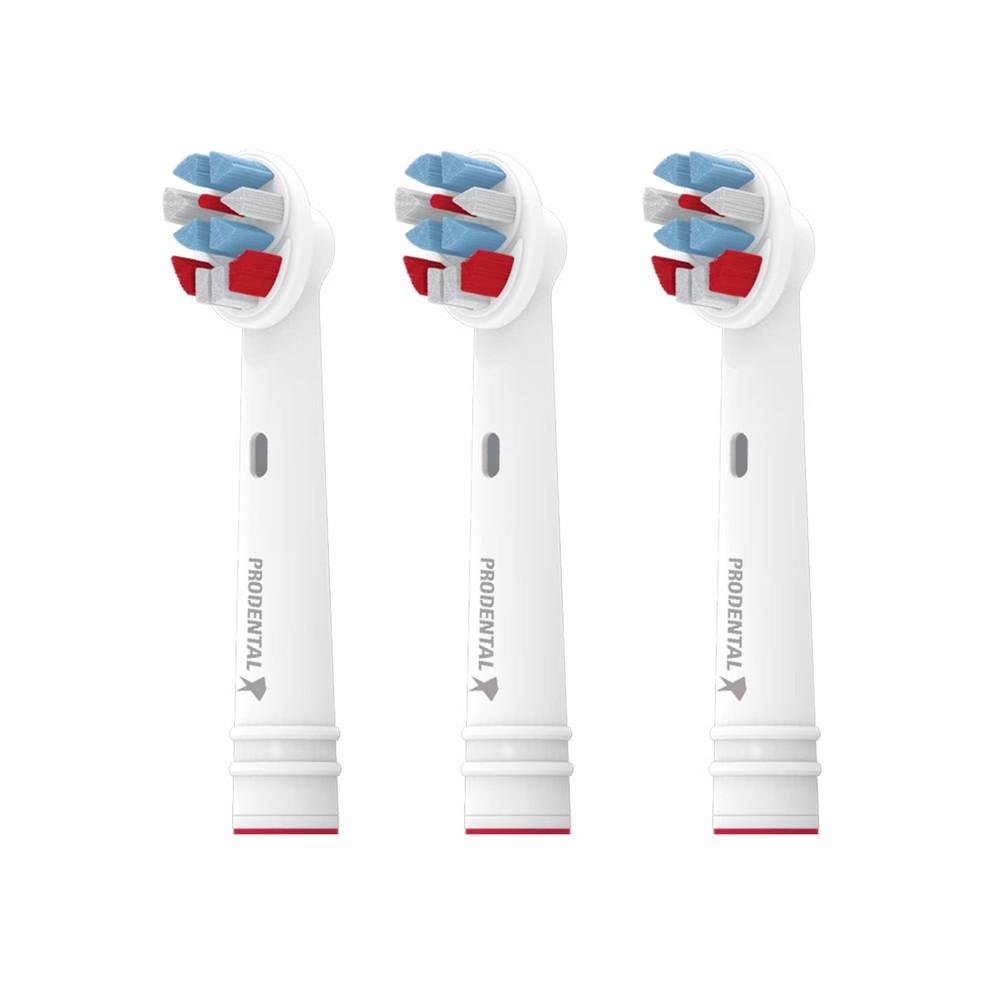 Prodental x3 Brossettes de Rechange Rotative Prodental Double Action