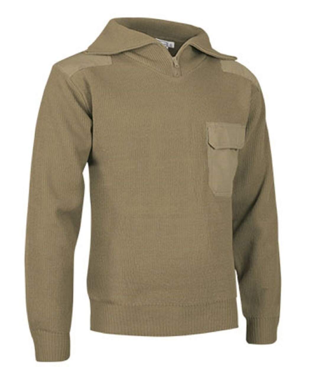 Pull épais col camionneur - Homme - REF DRIVER - beige camel