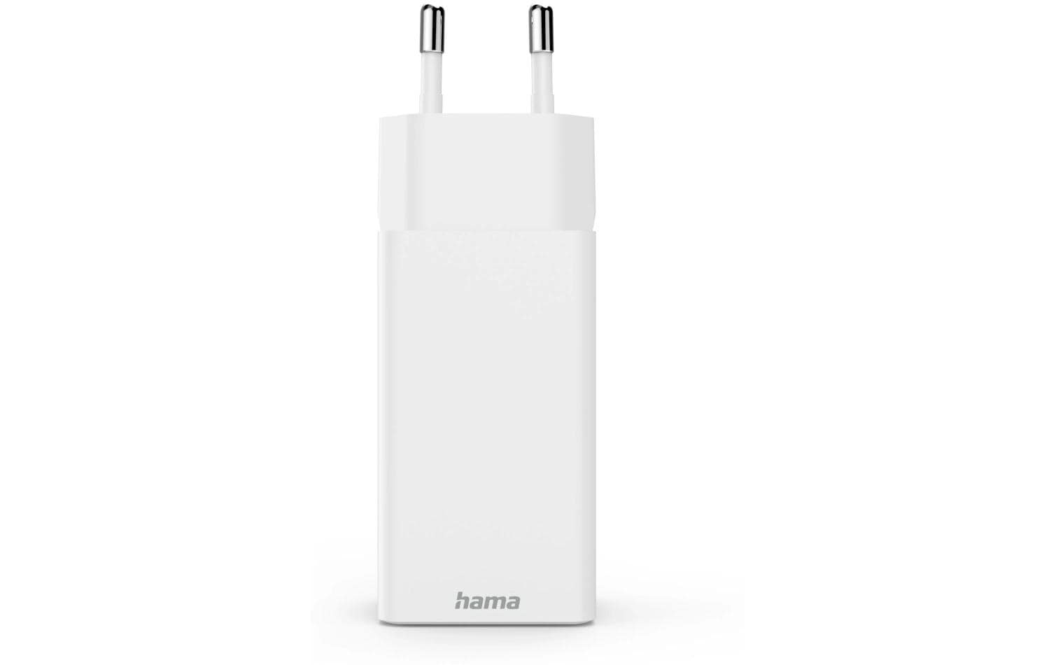 USB-Wandladegerät Gan charger 2x USB-A USB-C 65 W WeissSchnellladegerät mit 1x USB-C und 2x USB-A