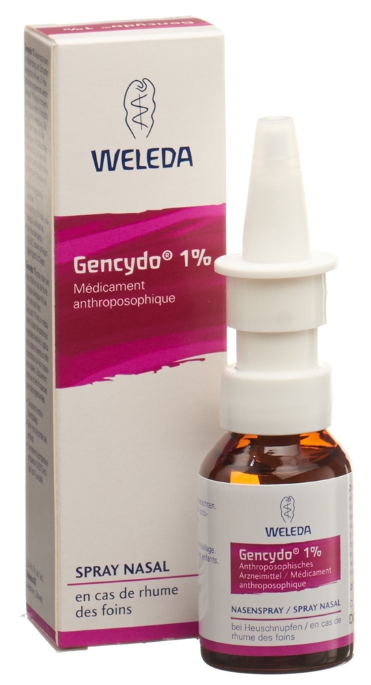 GENCYDO Nasenspray 1 % 20 ml<br>20 ml, Nasenspray, Lösung