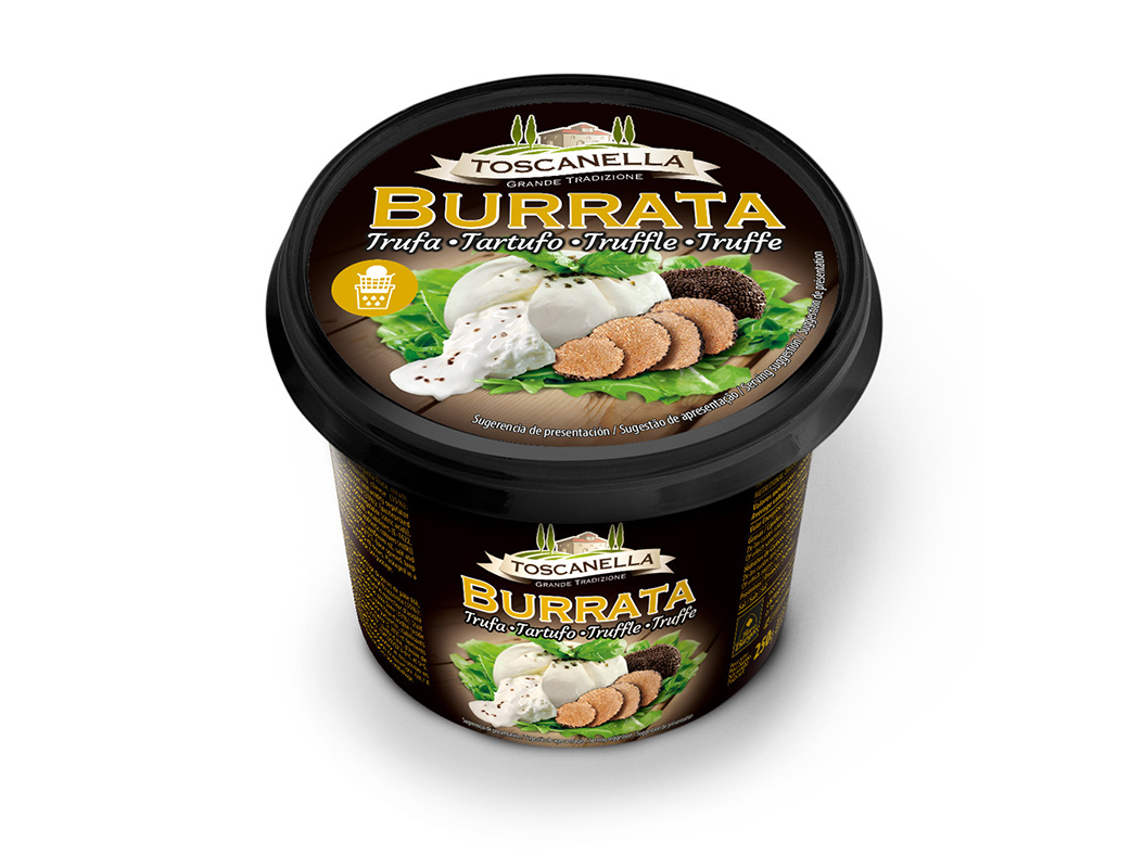 BURRATA COM TRUFAS TOSCANELLA 150G