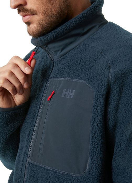 Panorama Pile Block Jacket Men fleece