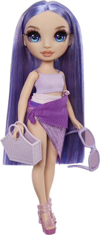 RAINBOW HIGH SWIM ET STYLE POUPEE MANNEQUIN 27CM - VIOLET