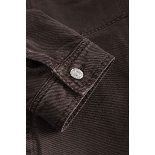 Wood Wood Ivan Denimjakke, Dark Coffee, XS
