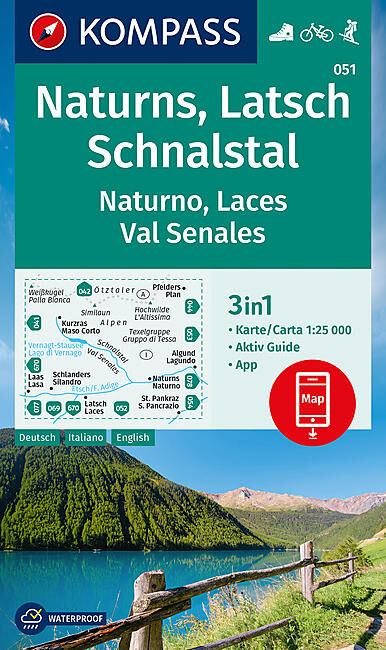 KOMPASS - 051 NATURNS LATSCH SCHNALSTA
