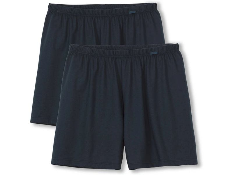 Calida Unterhosen 2er Pack Darkblue, S Herren Boxer Shorts