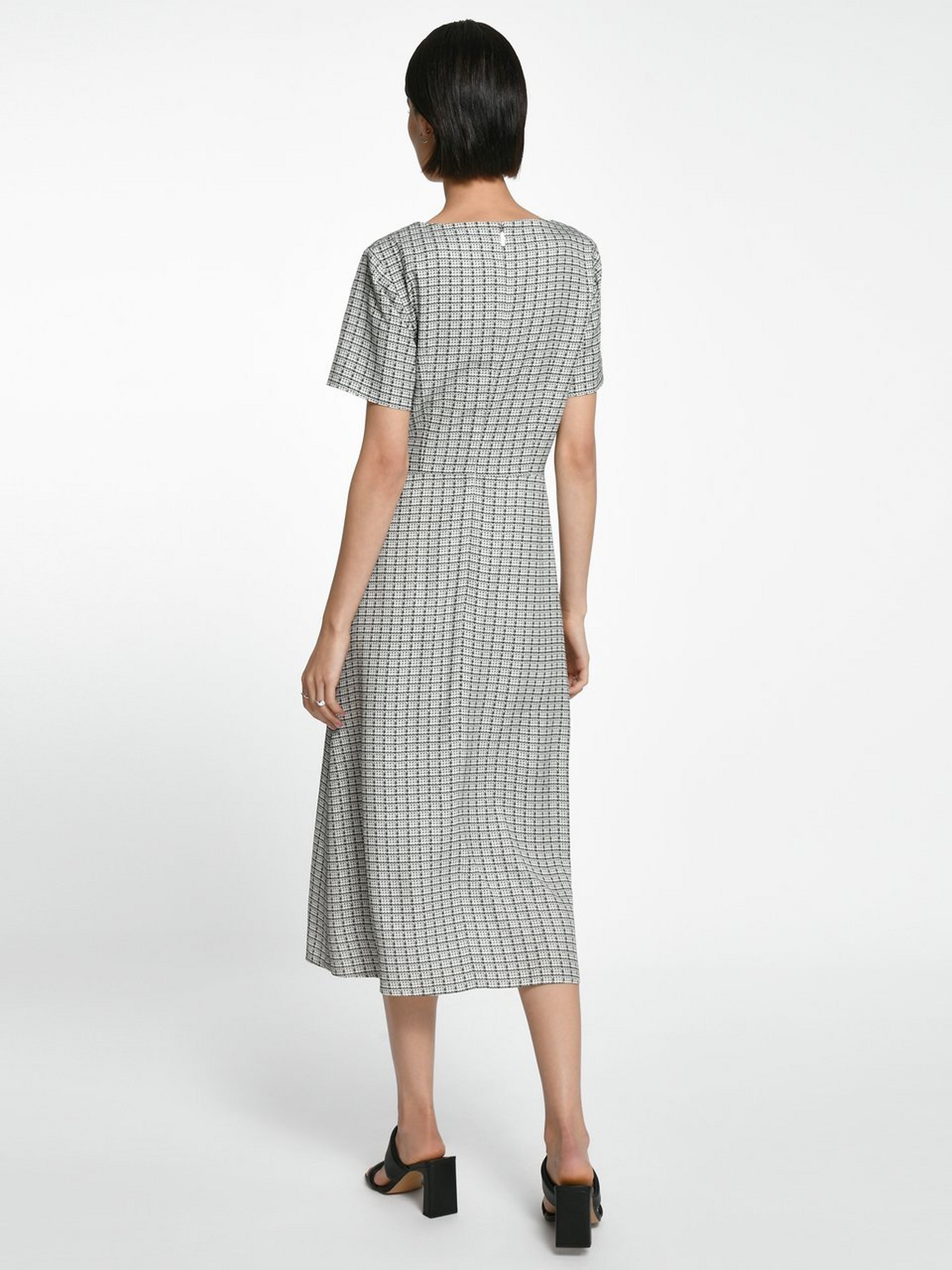 Kleid in Wickel-Optik