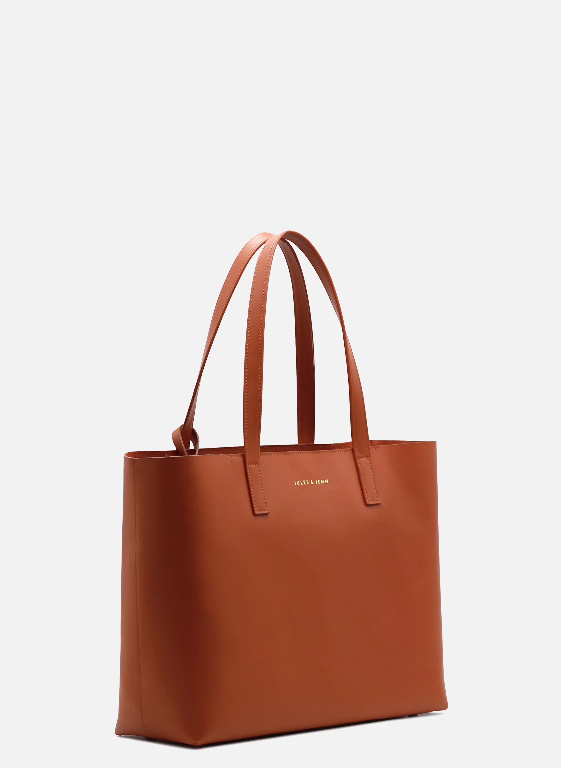 Sac cabas cuir lisse | Orange