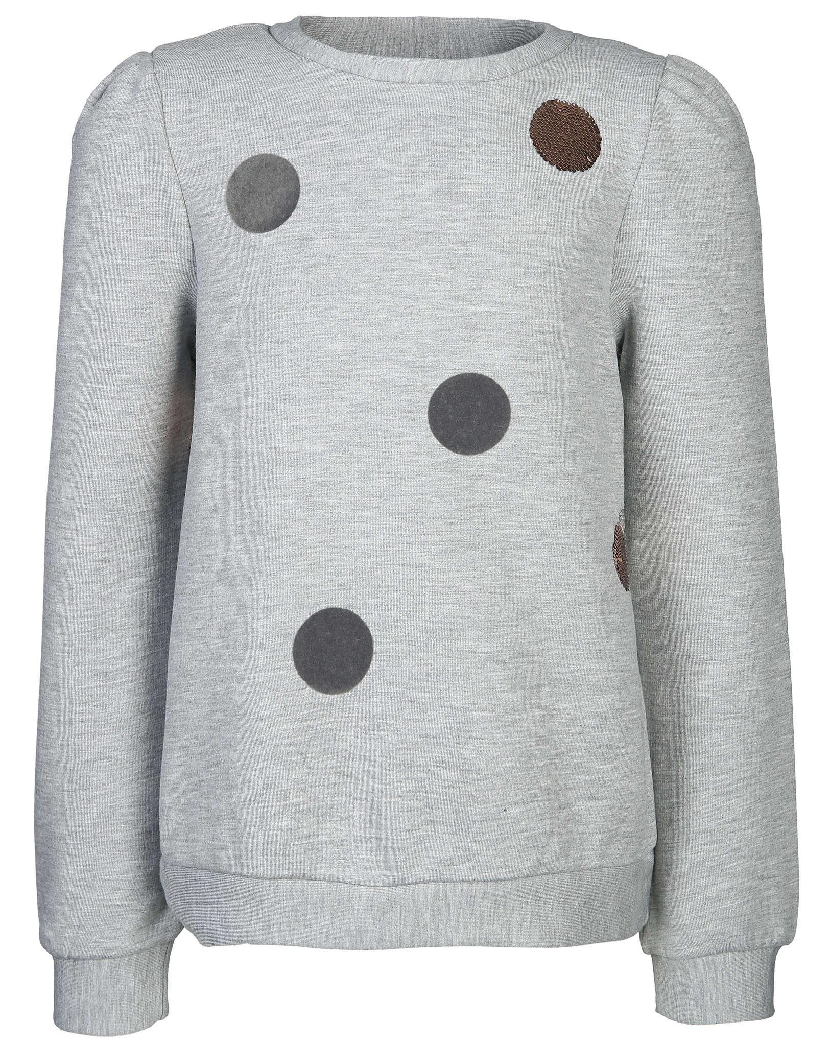 Sweatpullover FUNKY DOTS in silbergrau