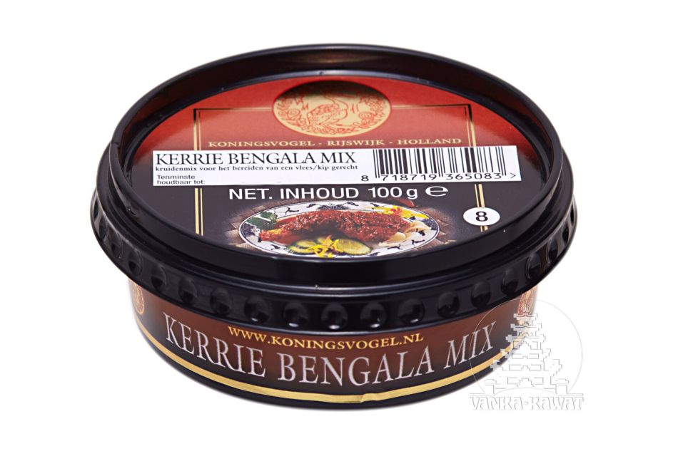Koningsvogel Kerrie Bengala Kruidenmix 100g (Nr. 8)