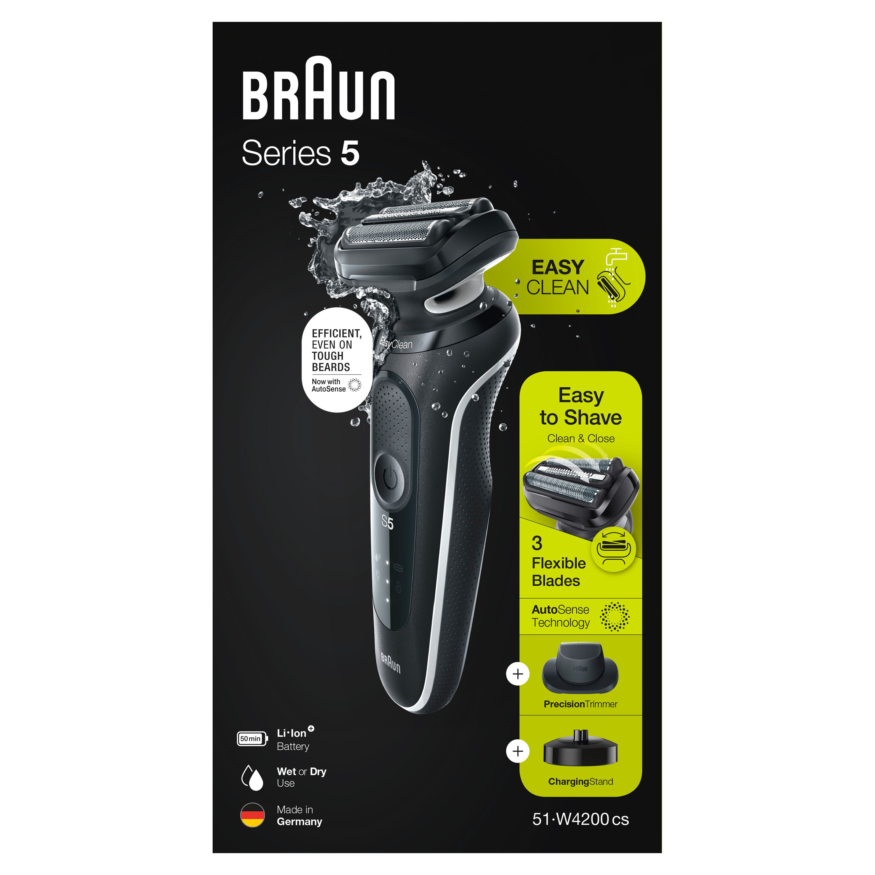 Braun - Elektrischer Rasierer für Männer 