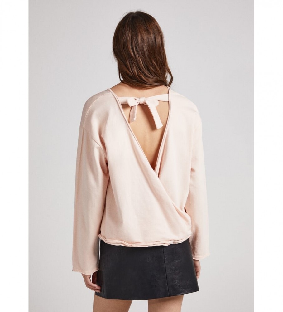 Moletom rosa Valentina da Pepe Jeans