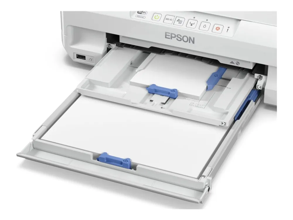 Epson Expression Photo XP-65 - Printer - farve - Duplex - blækprinter - A4/Legal - 5760 x 1440 dpi - op til 9.5 spm (mono) / op til 9 spm (farve) - kapacitet: 100 ark - USB, LAN, Wi-Fi