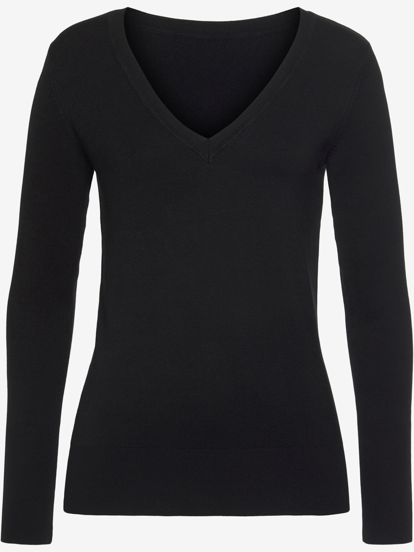 Pull à encolure en v col v classique