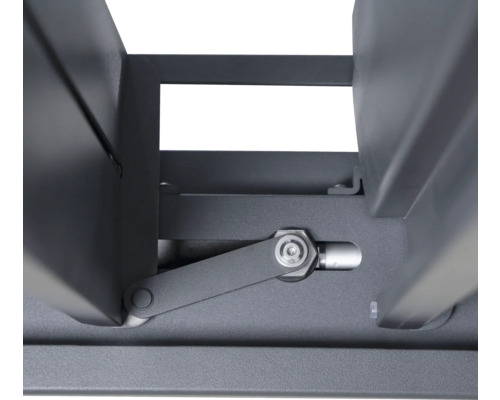 Pergola Mirador Deluxe 111 smart 3x4 met elektrische aandrijving inclusief sfeerverlichting, paaldikte 11 x 11 cm, 301,24 x 392,7 cm, antraciet
