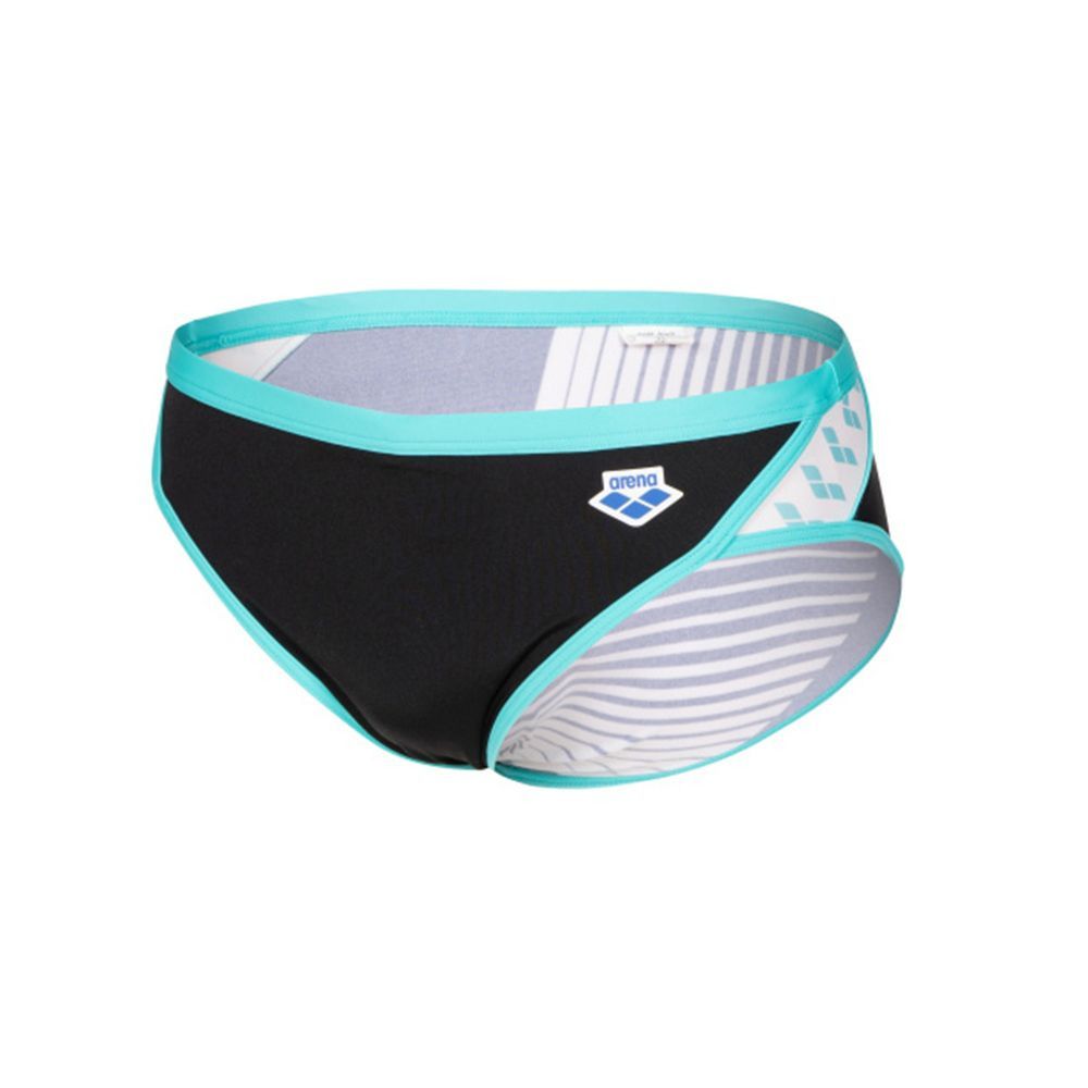 Arena ICONS LOGO - Slip de bain Homme black/white/blue diamond