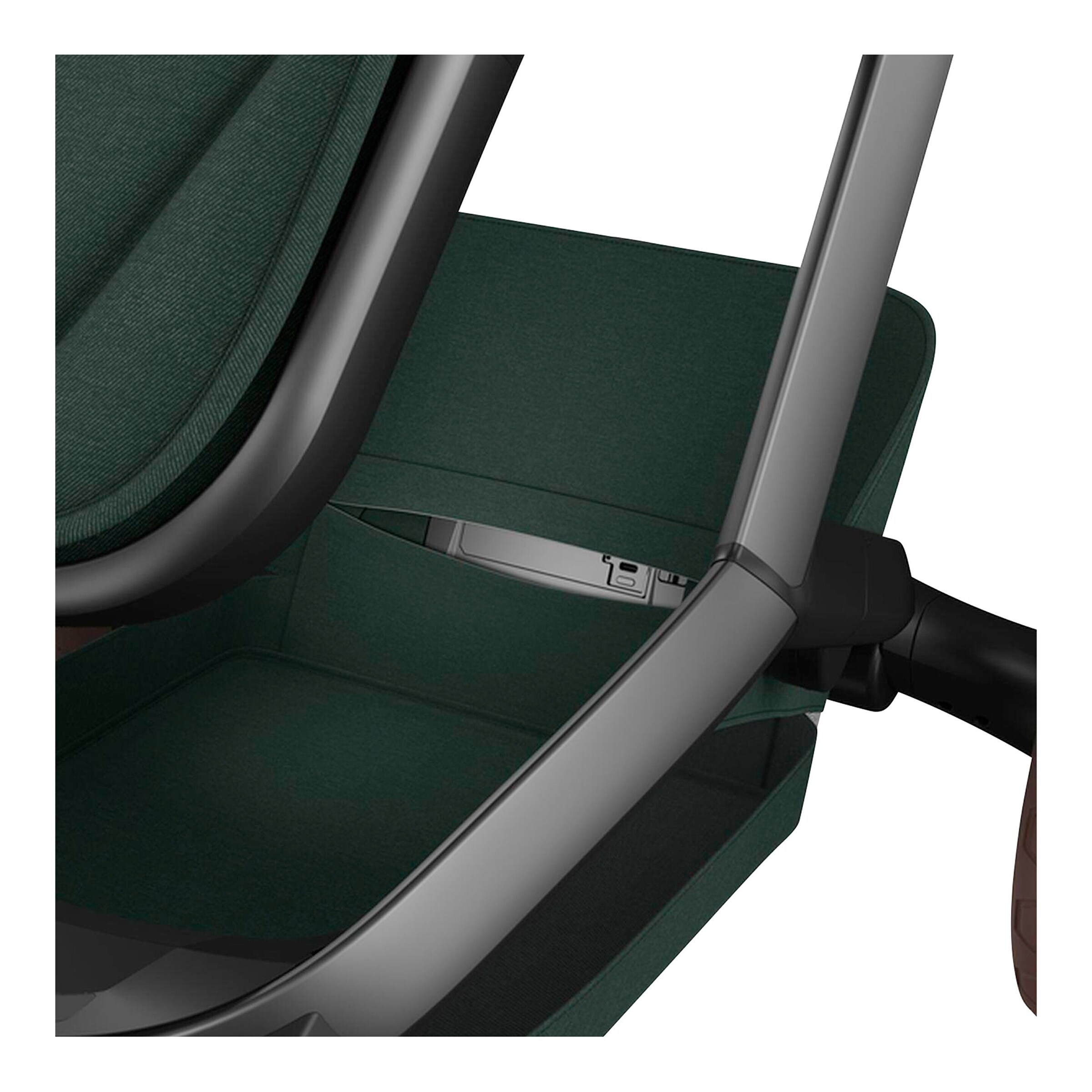 Maxi-Cosi - Premium Kombikinderwagen Fame twillic green