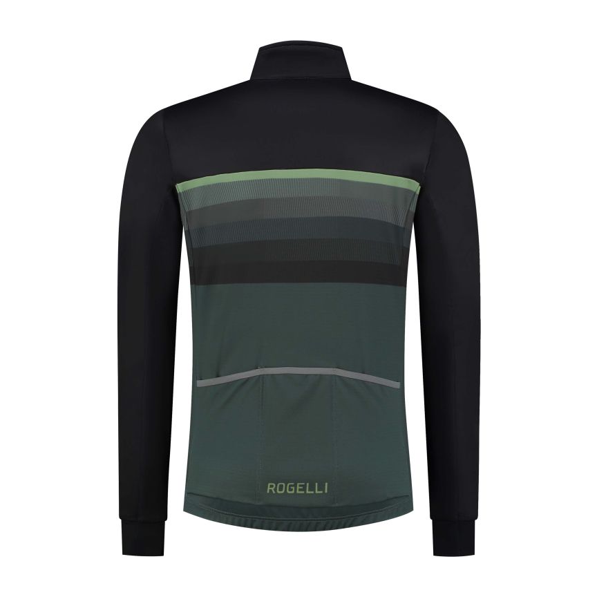 Rogelli Hero II Vinterjakke, Sort/grøn