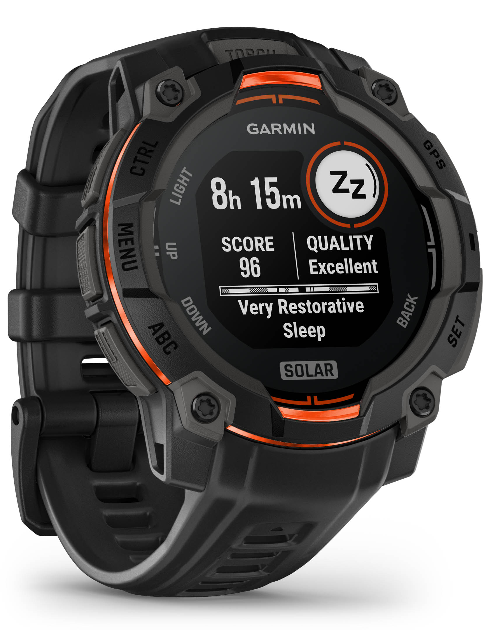 Instinct 3 - Solar - 45mm Black Bezel/Black Band